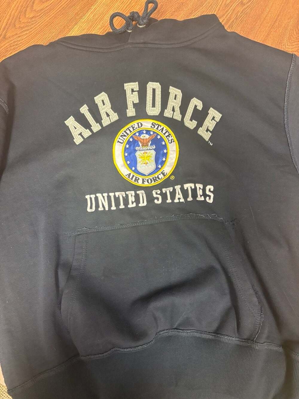 Rapid Dominance US Air Force United States Black Hoodie Sweatshirt Size 2XL
